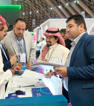 Liquid nitrogen freezing machine is on display in Saudi Arabia