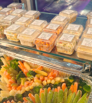 Pre-prepared food frozen with liquid nitrogen from Saudi Arabia