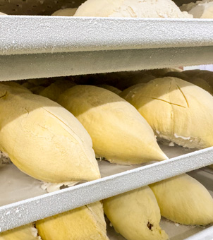 Liquid Nitrogen Freezer Frozen Durian