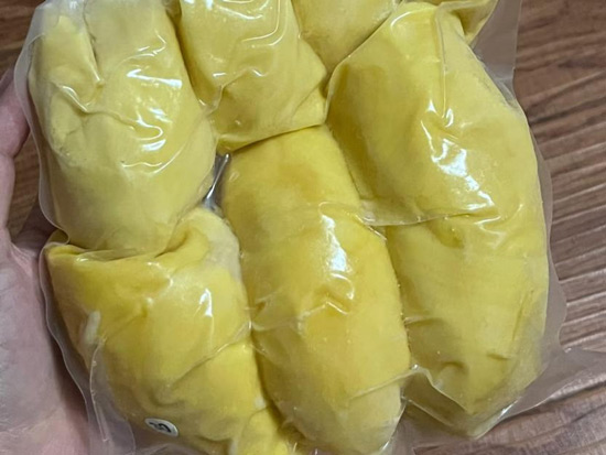 Liquid Nitrogen Freezer Frozen Durian