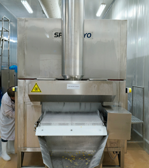Liquid Nitrogen Tunnel Freezer