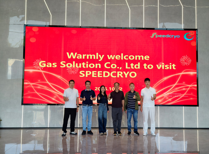 SPEEDCRYO Warmly Welcomes Thailand's Gas Solution Co., Ltd. for Factory Visit and Cooperation Discussion